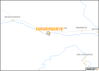 map of Kupurinskaya