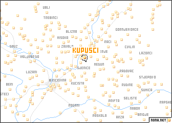 map of Kupusci