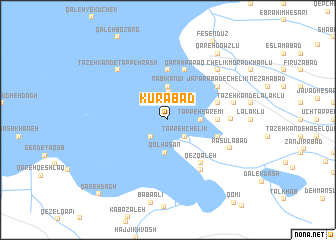 map of Kūrābād
