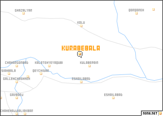 map of Kūrāb-e Bālā