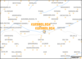 map of Kūrābolāgh