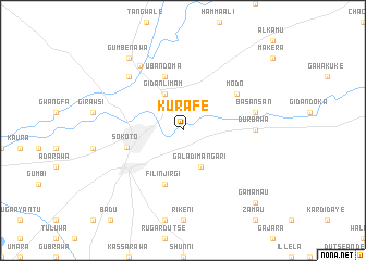map of Kurafe