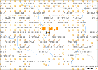 map of Kuragala