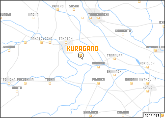 map of Kuragano