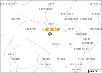 map of Kuragan