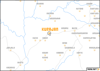 map of Kurajan