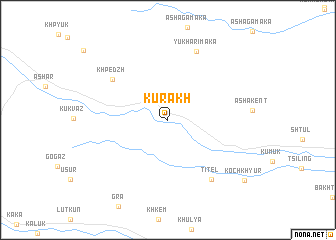 map of Kurakh