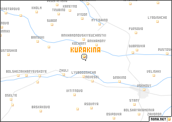 map of Kurakina