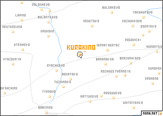 map of Kurakino