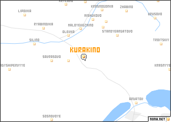 map of Kurakino