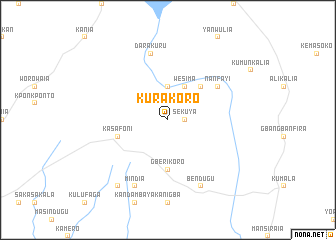 map of Kurakoro