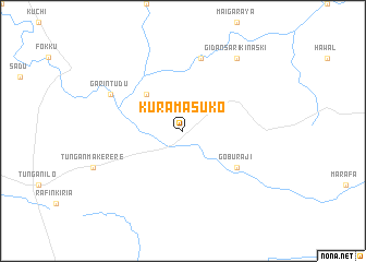 map of Kurama Suko