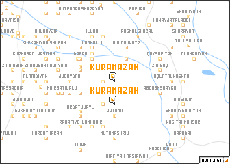 map of Kuramāzah