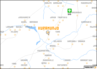 map of Kura Munjo