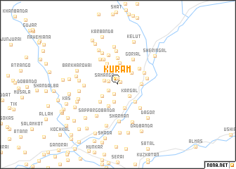 map of Kuram