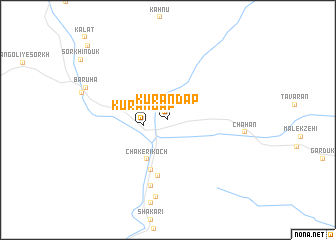 map of Kūrān Dap