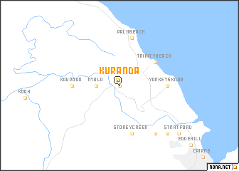 map of Kuranda