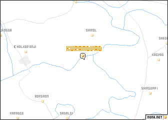 map of Kurandvād