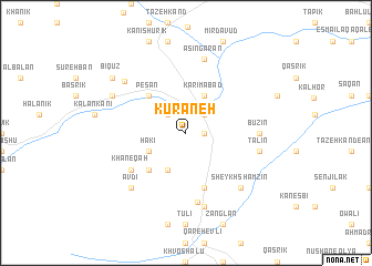 map of Kūrāneh