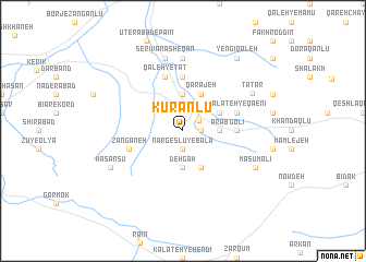 map of Kūrānlū