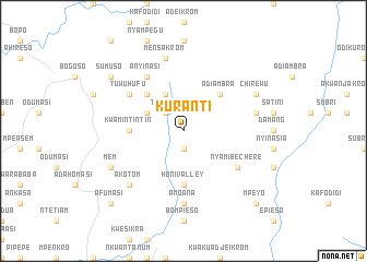 map of Kuranti