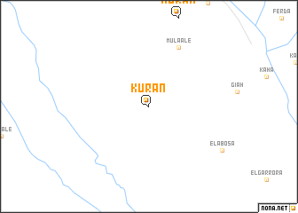 map of Kʼuran