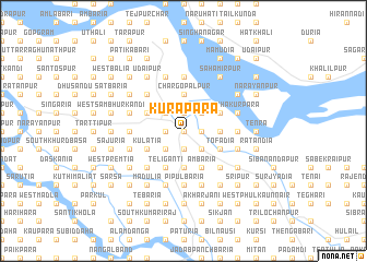 map of Kurāpāra