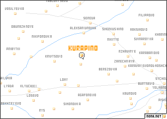 map of Kurapino