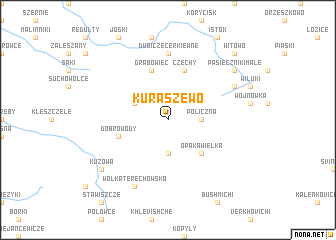 map of Kuraszewo