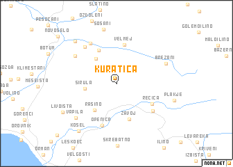 map of Kuratica