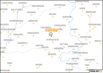 map of Kurau