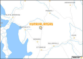 map of Kuravalangād