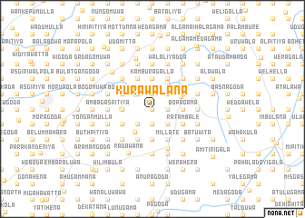 map of Kurawalana