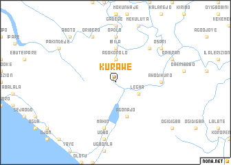 map of Kurawe