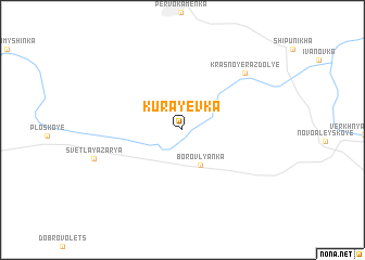 map of Kurayevka