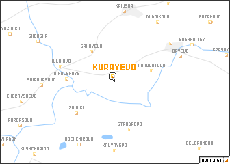 map of Kurayevo