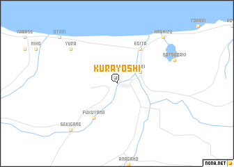 map of Kurayoshi