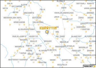 map of Kurayyim