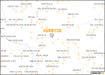 map of Kurayzū