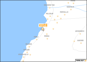 map of Kura