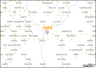 map of Kura
