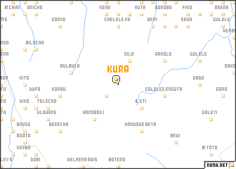 map of Kura