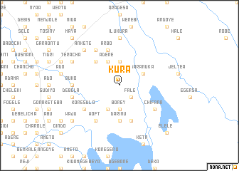 map of Kura