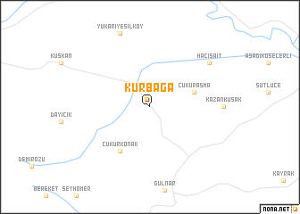 map of Kurbağa