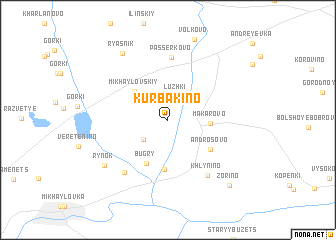 map of Kurbakino