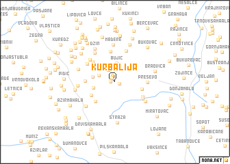 map of Kurbalija