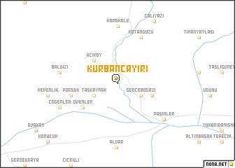 map of Kurbançayırı