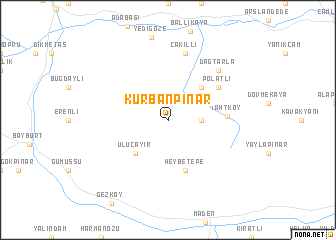 map of Kurbanpınar
