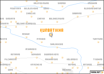 map of Kurbatikha