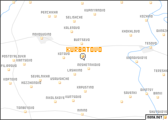 map of Kurbatovo